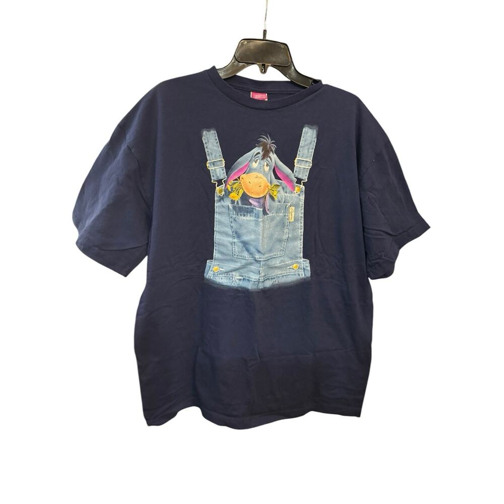 Y2K VTG EEYORE Wonderful World of Disney Jerry Leigh T Shirt XL Winnie The Pooh